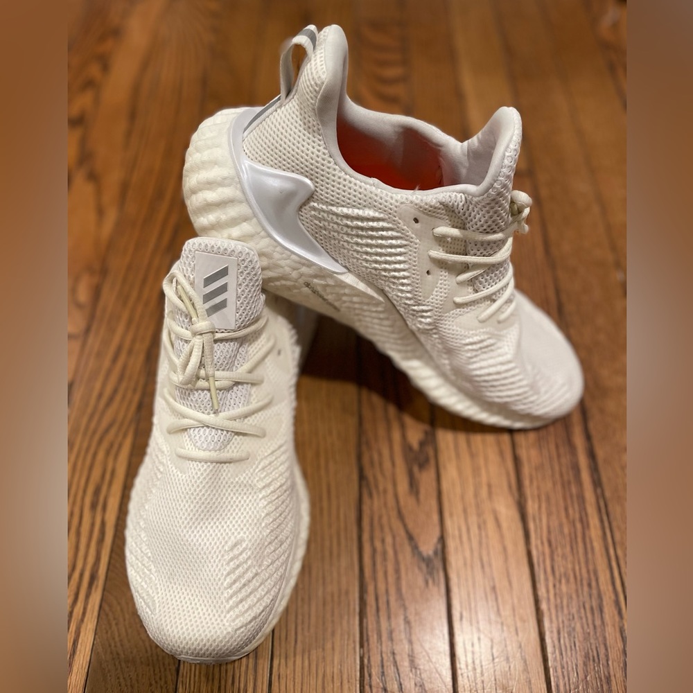 Men’s Adidas Alpha Boost M Cloud White Tennis Shoes